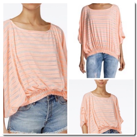 Free People Azalea Eyelet Stripe Top - Picture 4 of 8